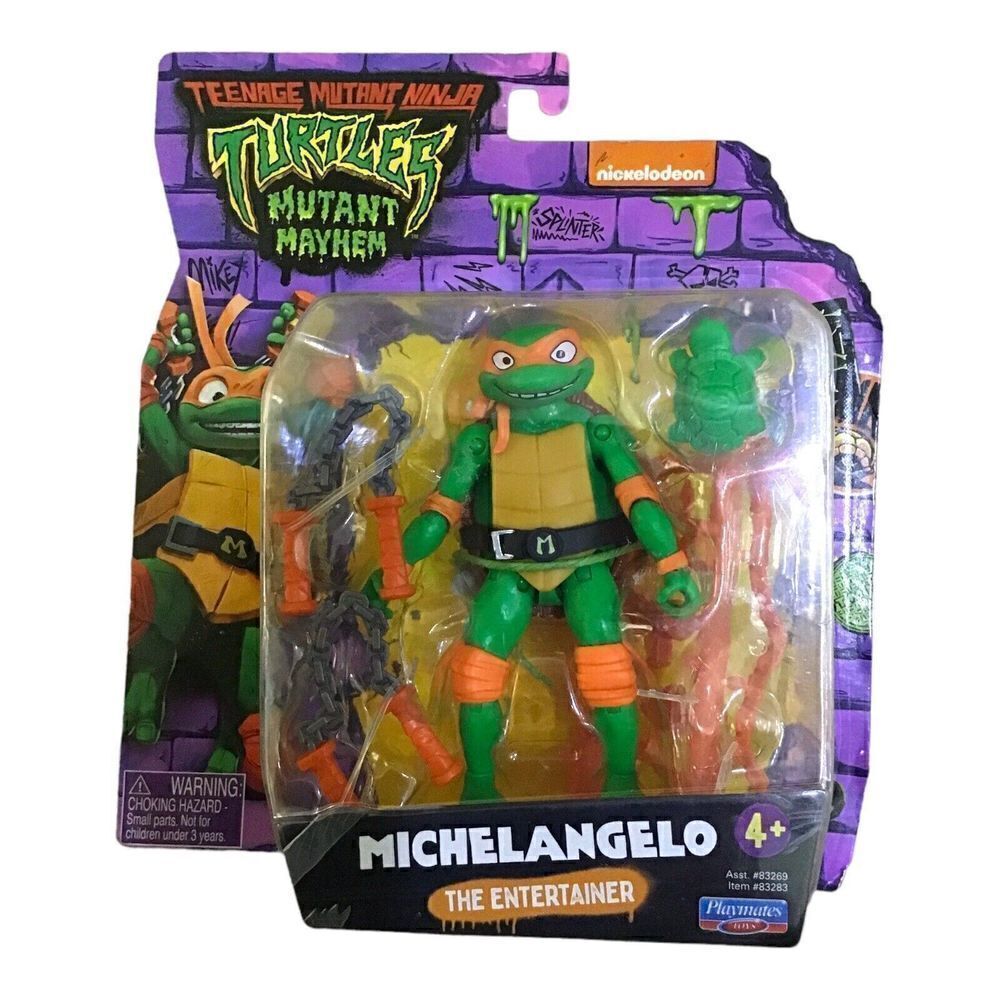 Teenage Mutant Turtles Michelangelo Figure w/ Accessories Nickelodeon
